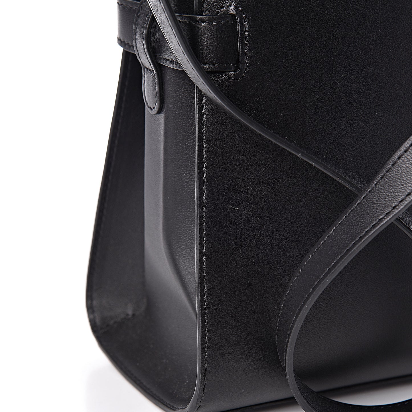 Smooth Calfskin GM Tempete Satchel Black