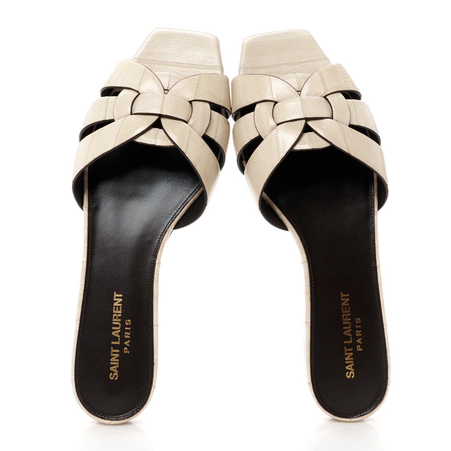 Eelskin Tribute 05 Slide Sandals 39 Brave Ivory