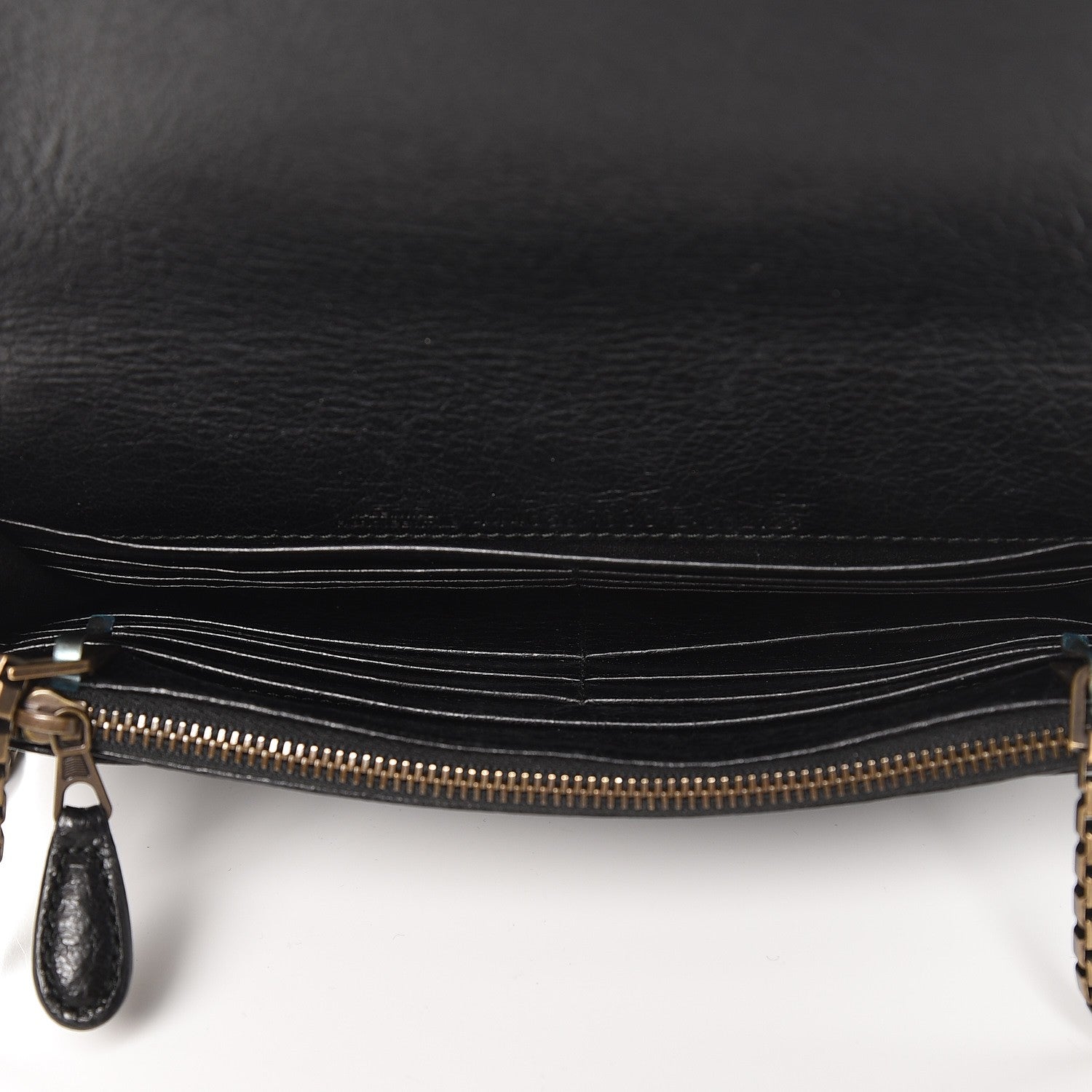 Balenciaga Agneau Giant 12 Brass Wallet On Chain Black 5 of 7