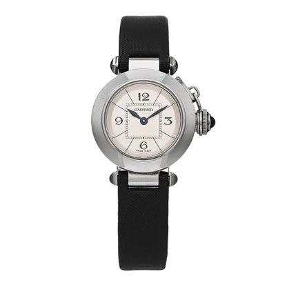 Cartier Stainless Steel Satin 27mm Miss Pasha Quartz Watch 1 of 4