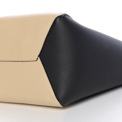 Louis Vuitton Calfskin Lockme Cabas Vanille Black 9 of 9