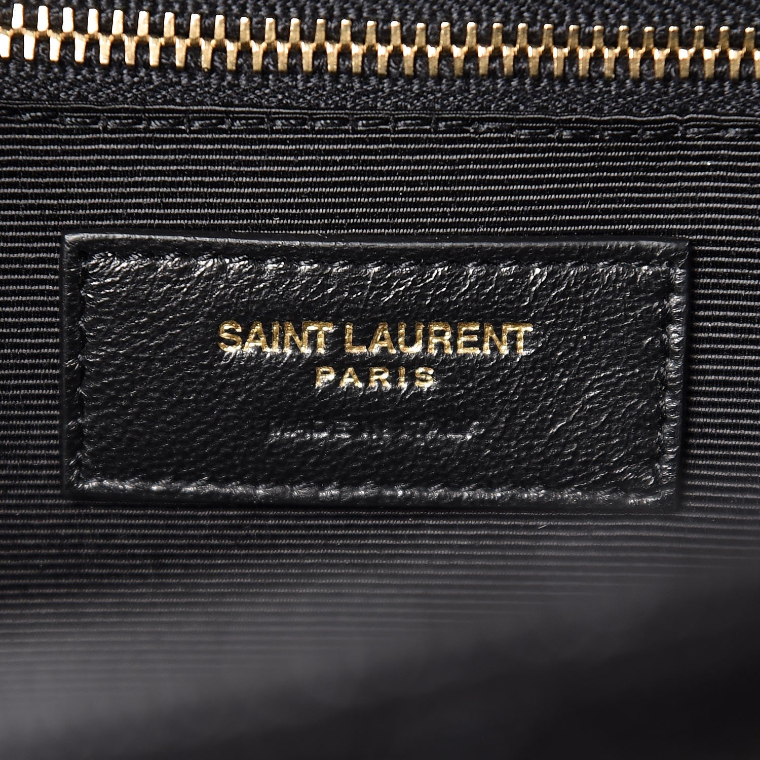 Saint Laurent Grain De Poudre Textured Mixed Matelasse Large Triquilt Monogram Satchel Black 7 of 7