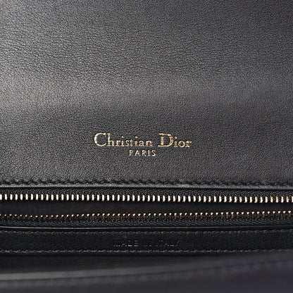 Christian Dior Calfskin Studded Small Diorama Flap Bag Black 6 of 11