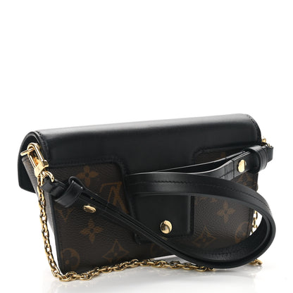 Louis Vuitton Monogram Padlock On Strap Black 3 of 9