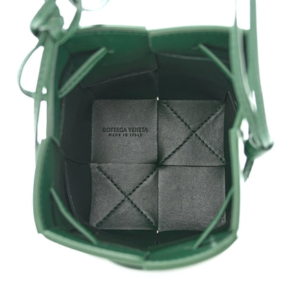 Bottega Veneta Nappa Maxi Intrecciato Mini Cassette Bucket Bag Raintree 5 of 9