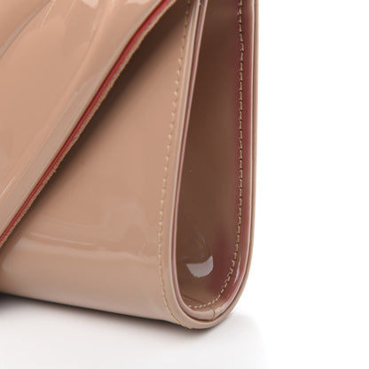Christian Louboutin Patent So Kate Baguette Clutch Nude 9 of 11