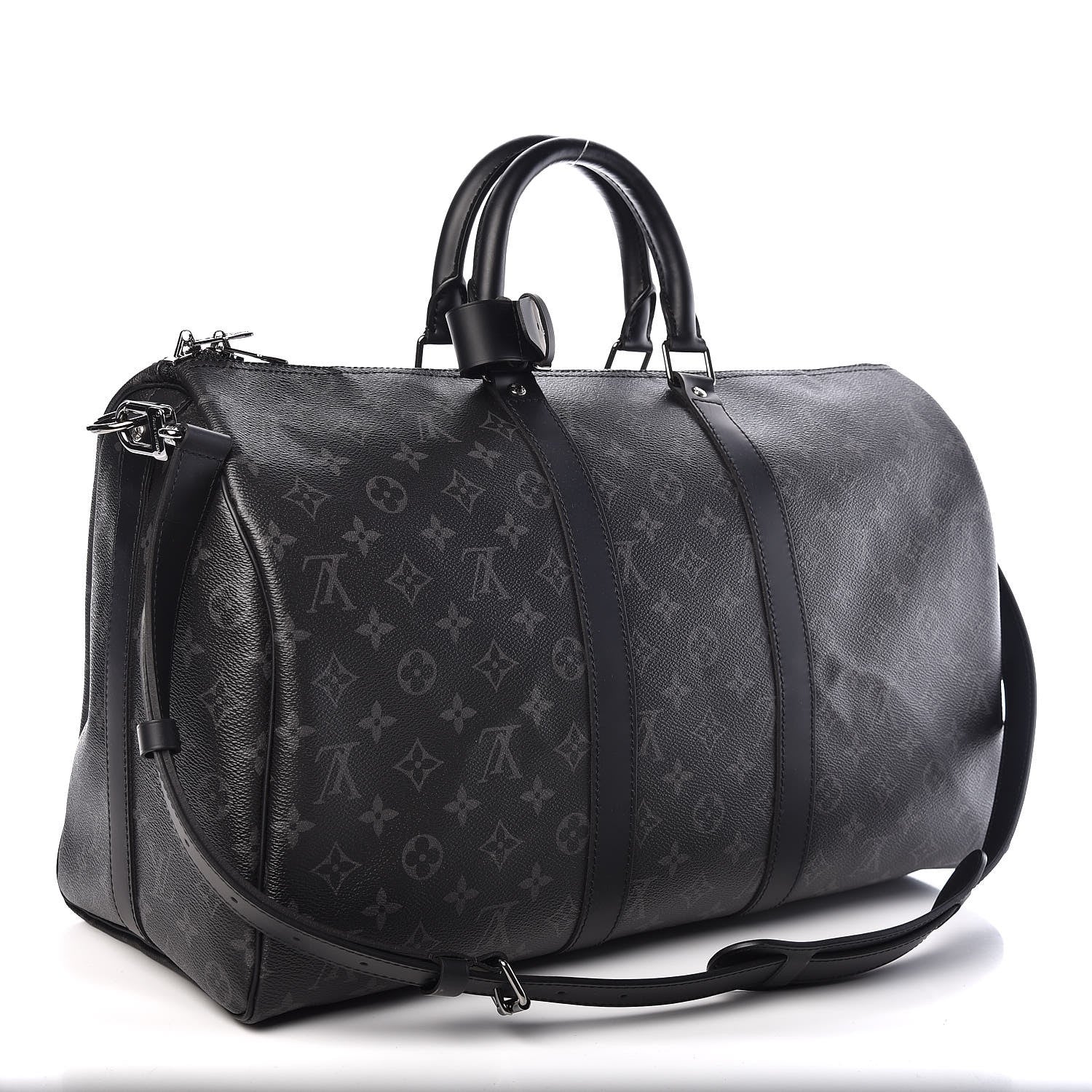Louis Vuitton Monogram Eclipse Keepall Bandouliere 45 3 of 9