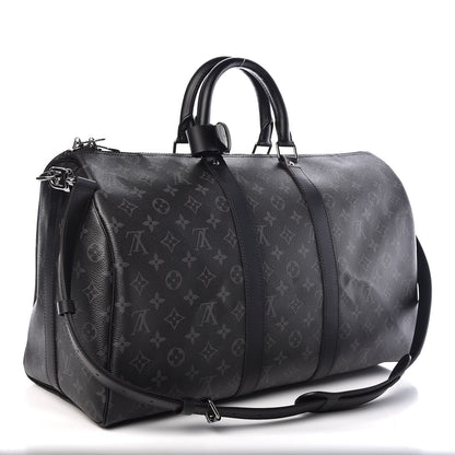 Louis Vuitton Monogram Eclipse Keepall Bandouliere 45 3 of 9