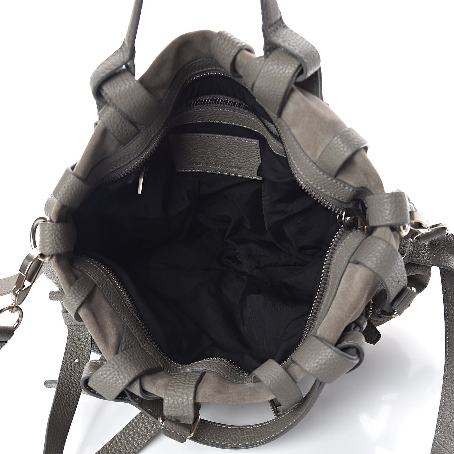 Suede Kirsten Satchel Grey