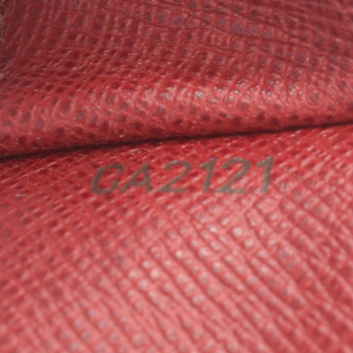 Louis Vuitton Monogram Emilie Wallet Red 8 of 9