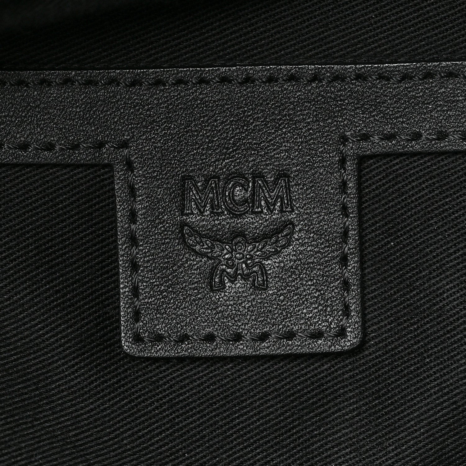MCM Visetos Small Stark Belt Bag Black 6 of 8