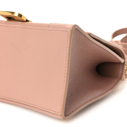 Balenciaga Grained Calfskin Small Hourglass Top Handle Bag Nude Beige 10 of 10