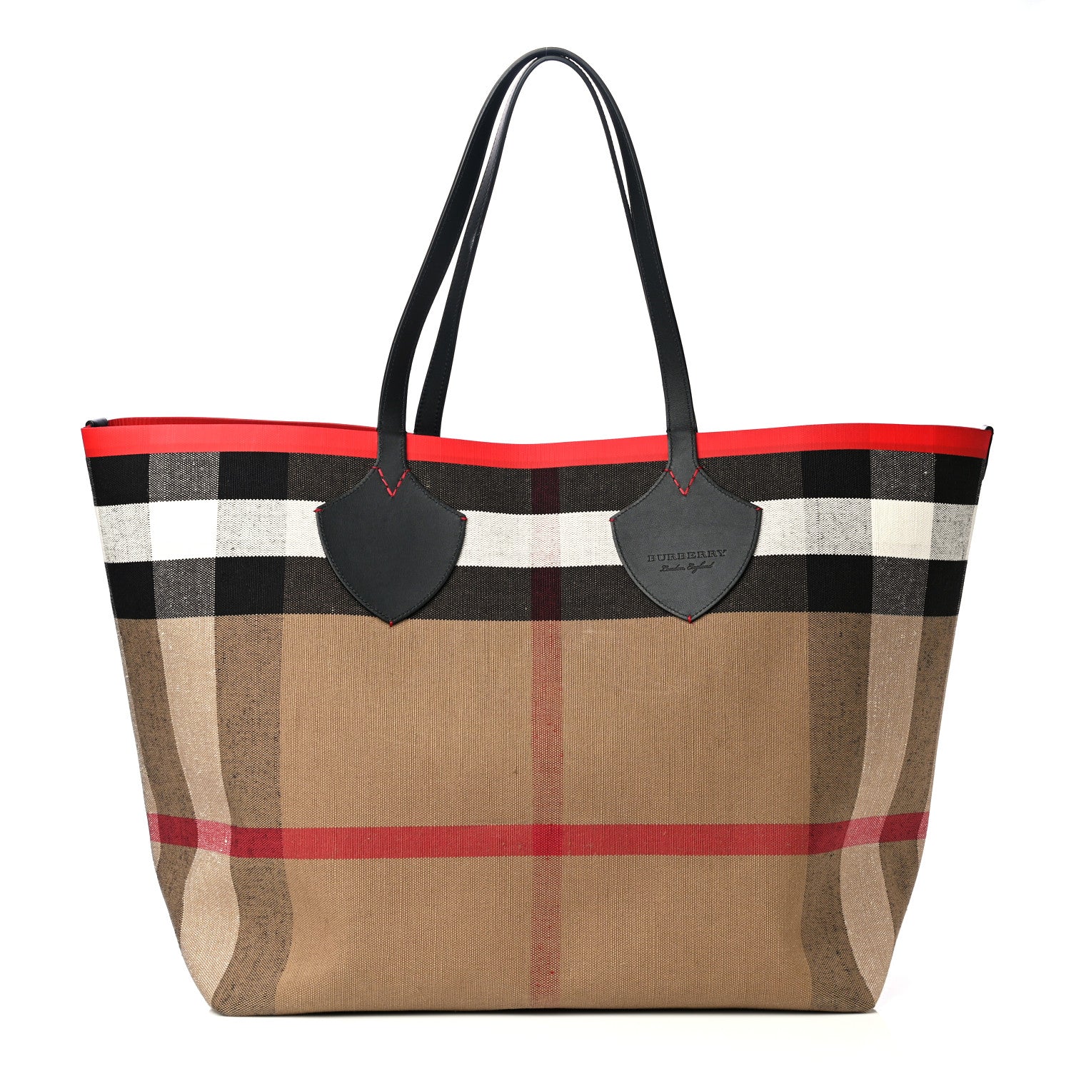 Burberry Canvas Mega Check Large The Giant Reversible Tote 1 of 4