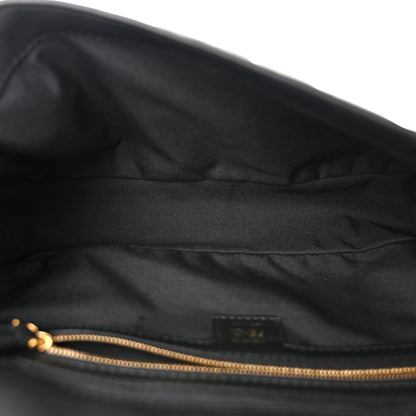 Fendi Nappa FF 1974 Embossed Baguette Black 5 of 11