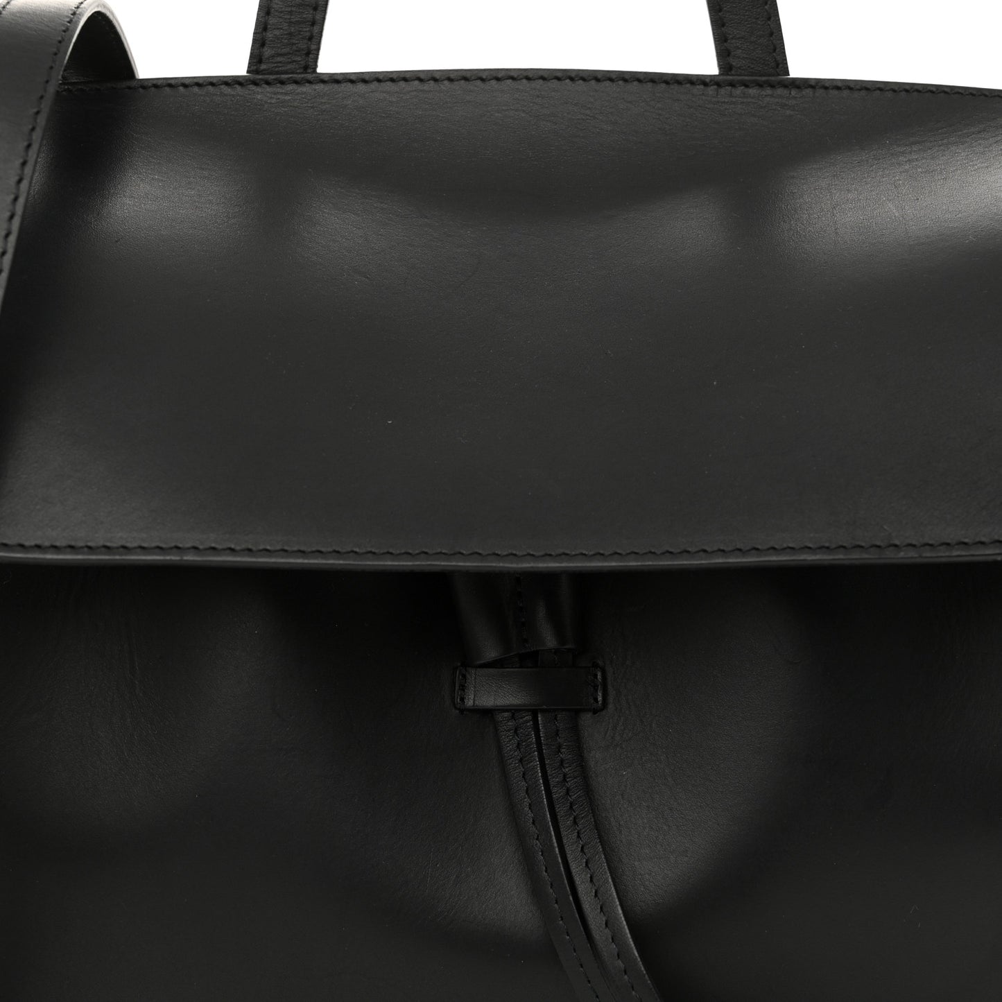 Calfskin Mini Lady Bag Black Flamma