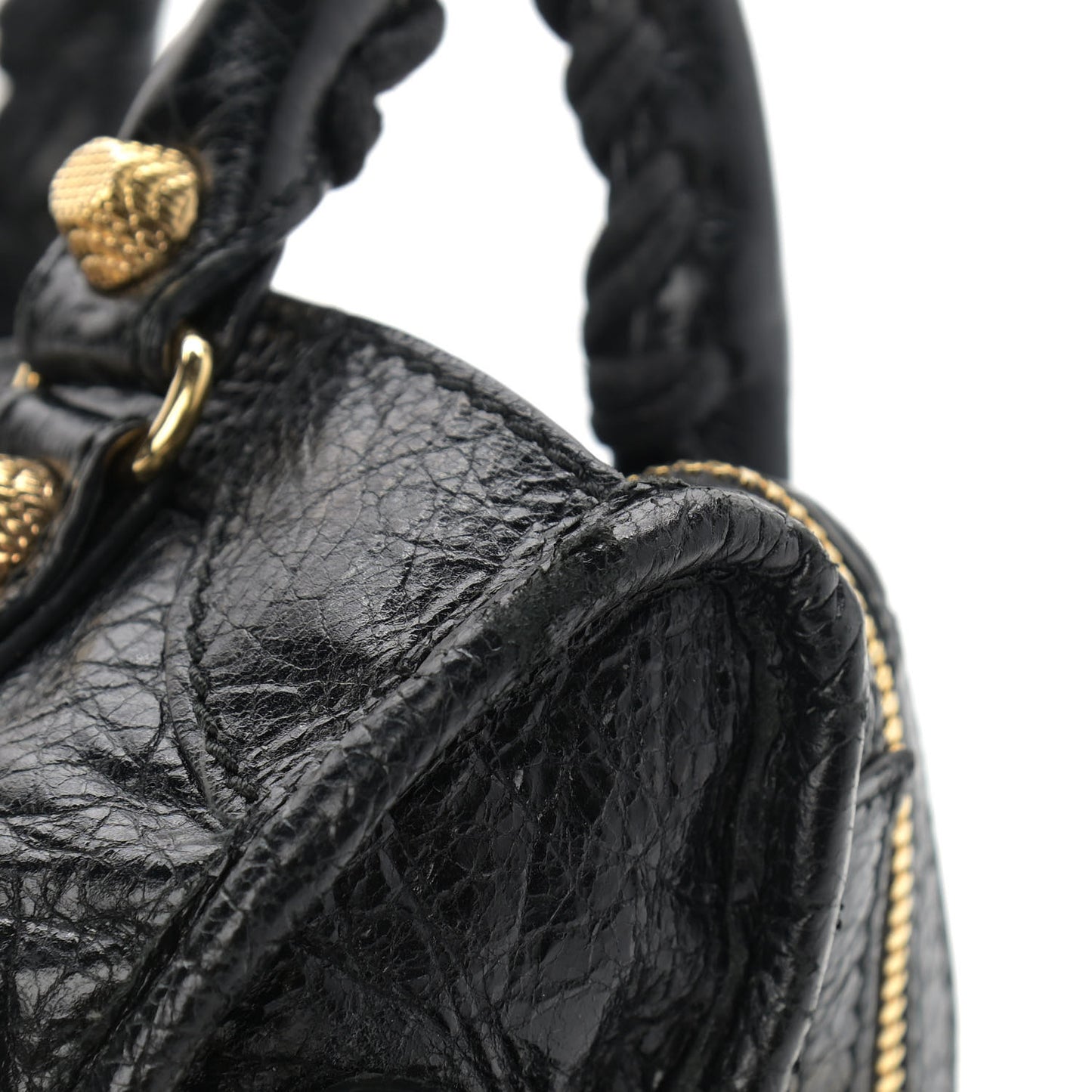 Agneau Giant 12 Gold Hardware Mini City Black