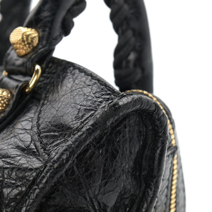 Balenciaga Agneau Giant 12 Gold Hardware Mini City Black 13 of 17
