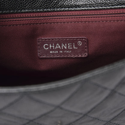 Chanel Crumpled Grained Calfskin Jumbo CC Crave Flap 6 of 12