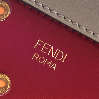 Fendi Vitello Grace FF 1974 Baguette Argilla Nuvola Fragola 8 of 10