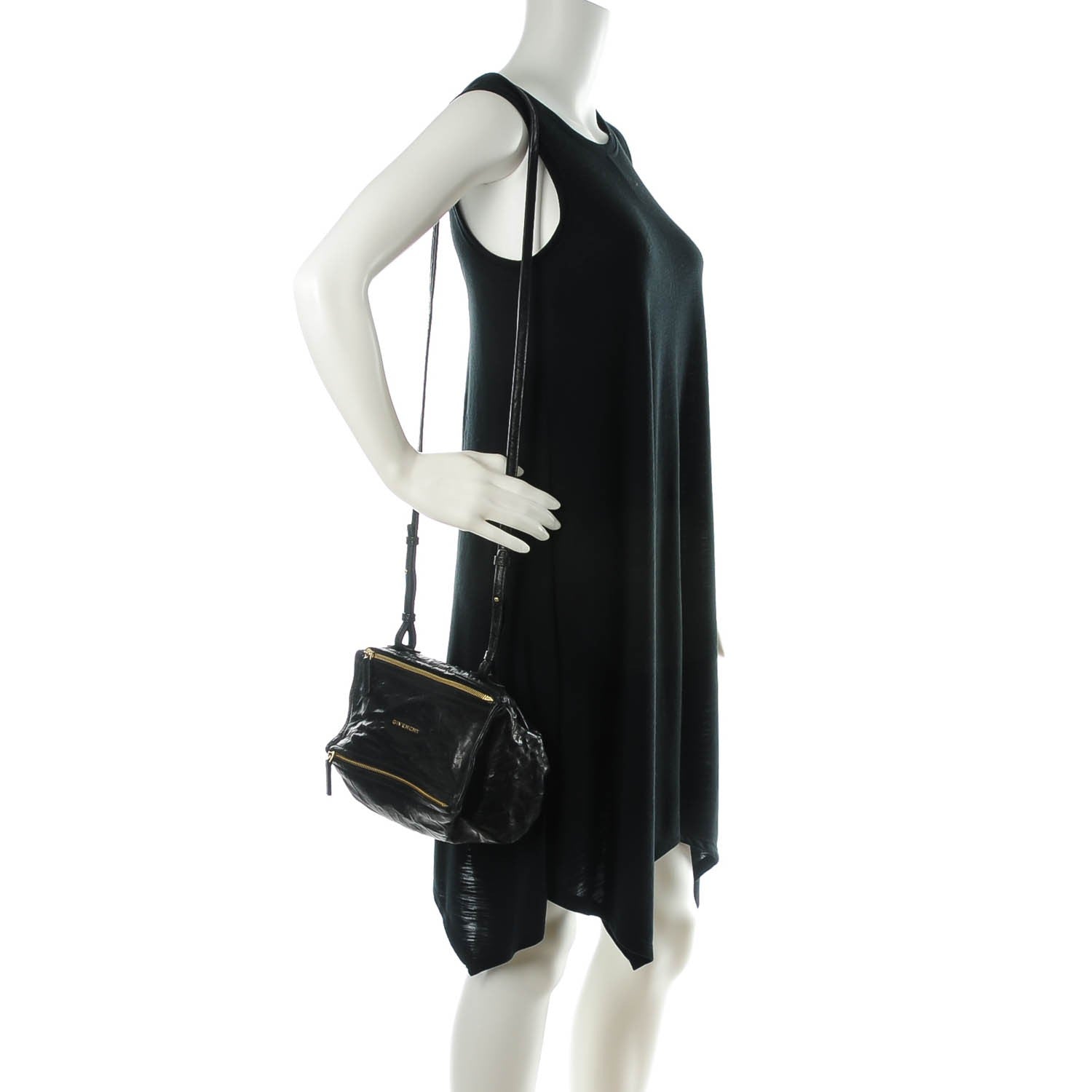Givenchy Tumbled Sheepskin Mini Pandora Black 2 of 7