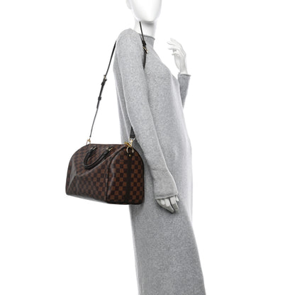 Louis Vuitton Damier Ebene Speedy Bandouliere 30 2 of 9