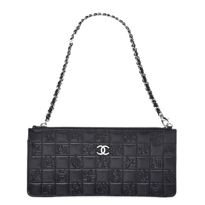 Chanel Lambskin Precious Symbols Pochette Black 1 of 8