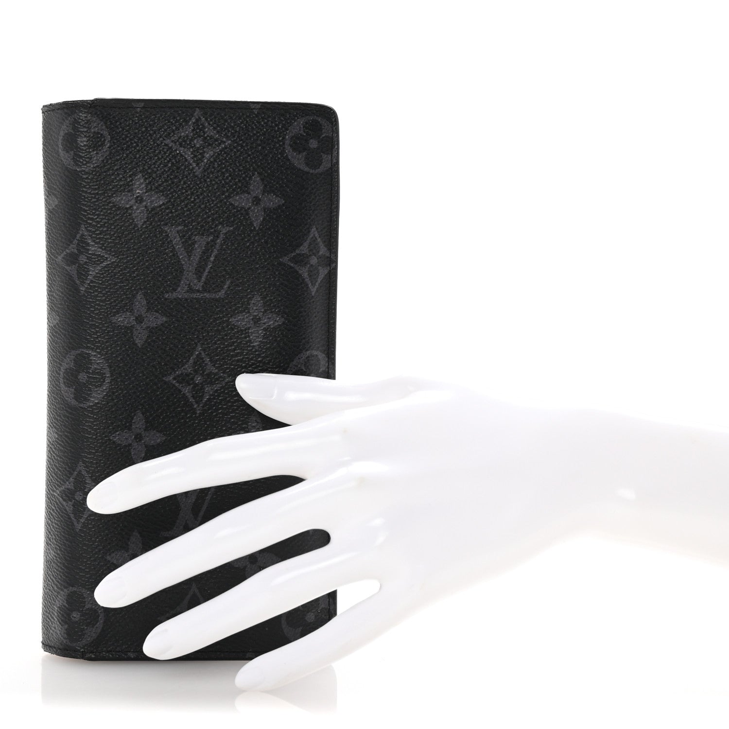 Louis Vuitton Monogram Eclipse Brazza Wallet 2 of 7