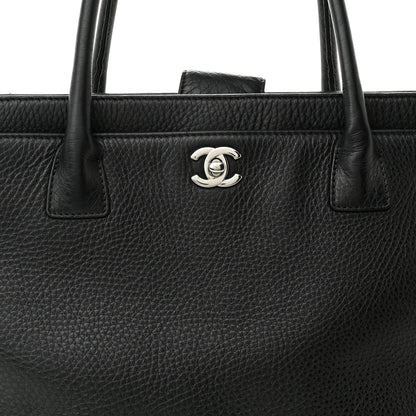 Chanel Deerskin Cerf Executive Shopper Tote Black 7 of 14