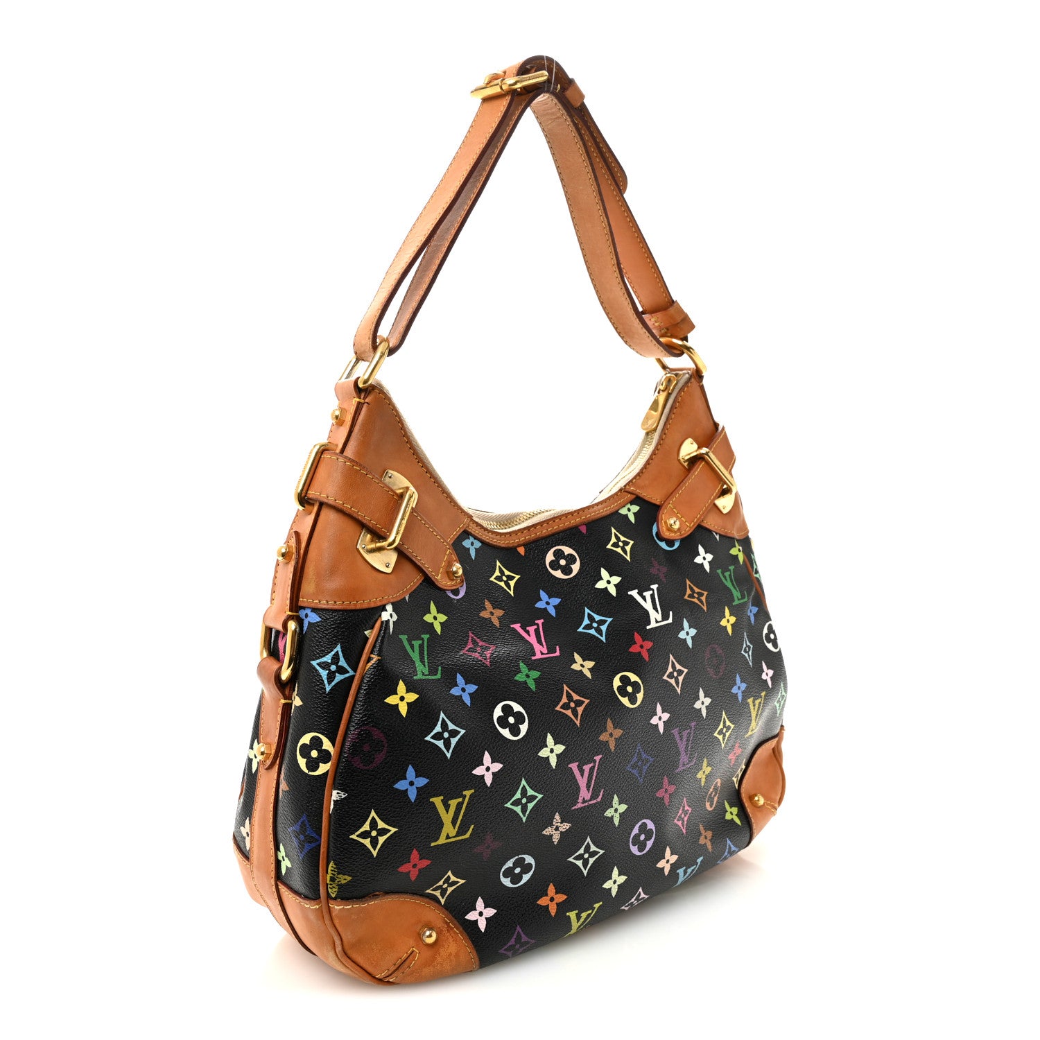 Louis Vuitton Monogram Multicolor Greta Black 3 of 11