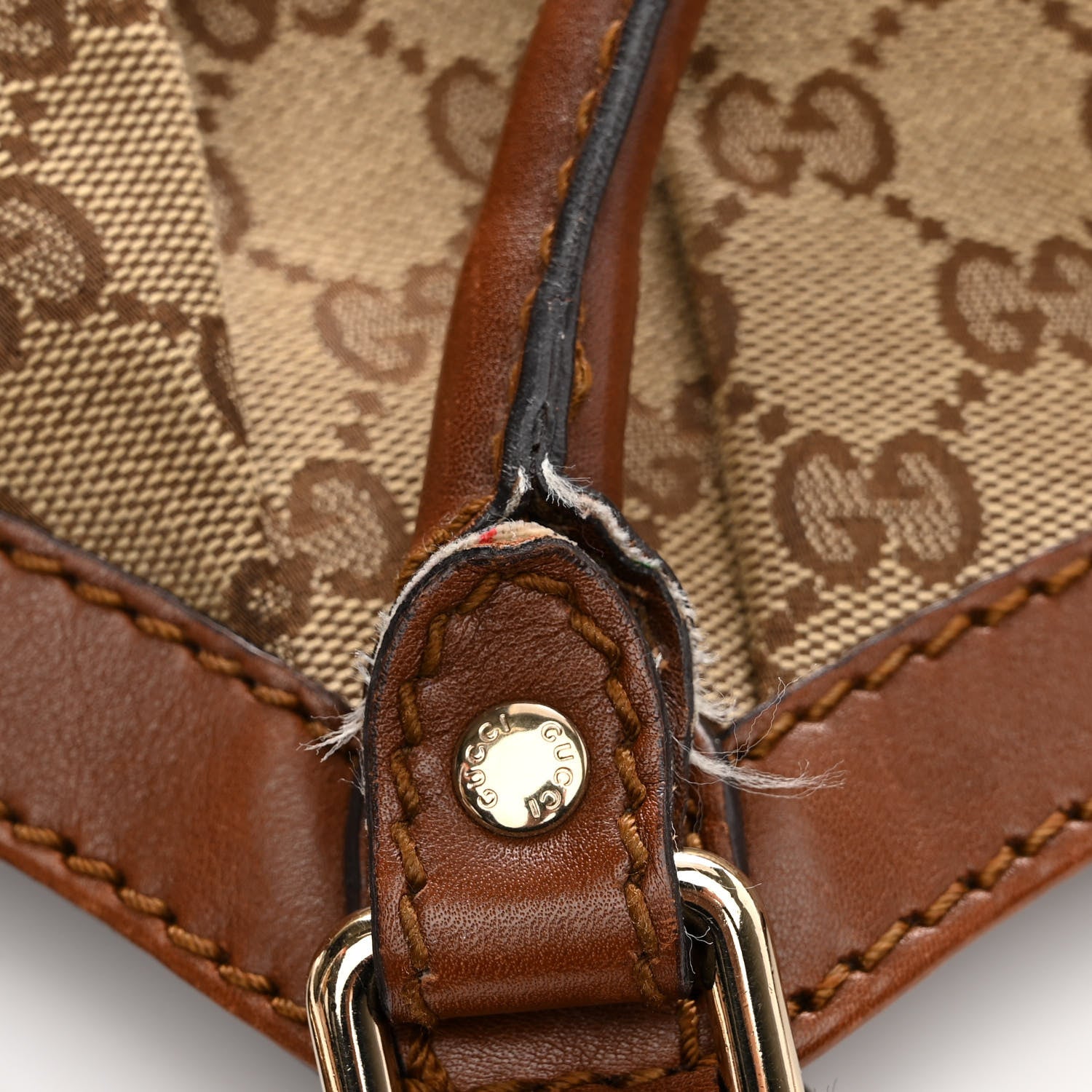 Gucci Monogram Large Sukey Tote Brown 11 of 13