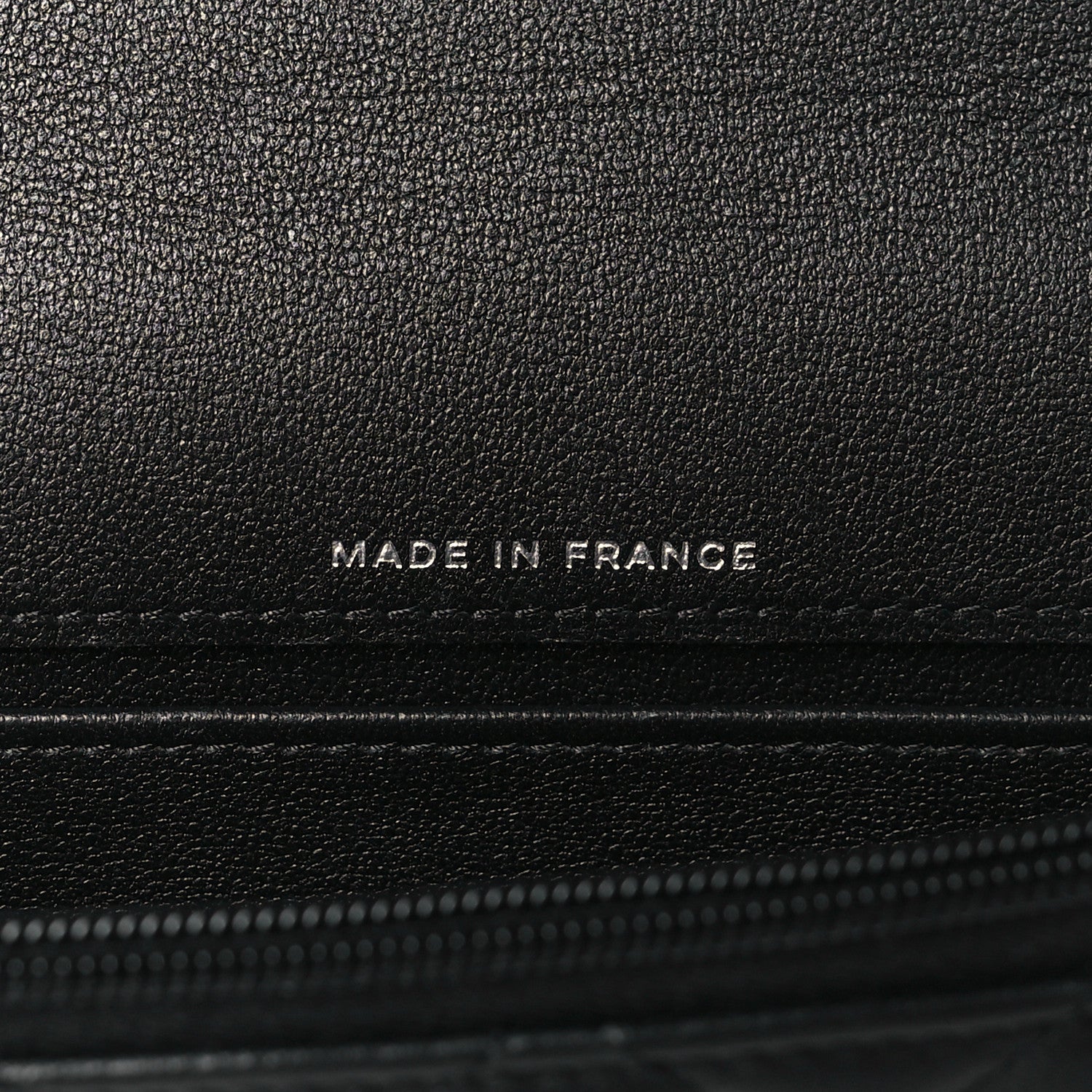 Chanel Lambskin Quilted Flap Phone Holder With Chain So Black 7 of 11