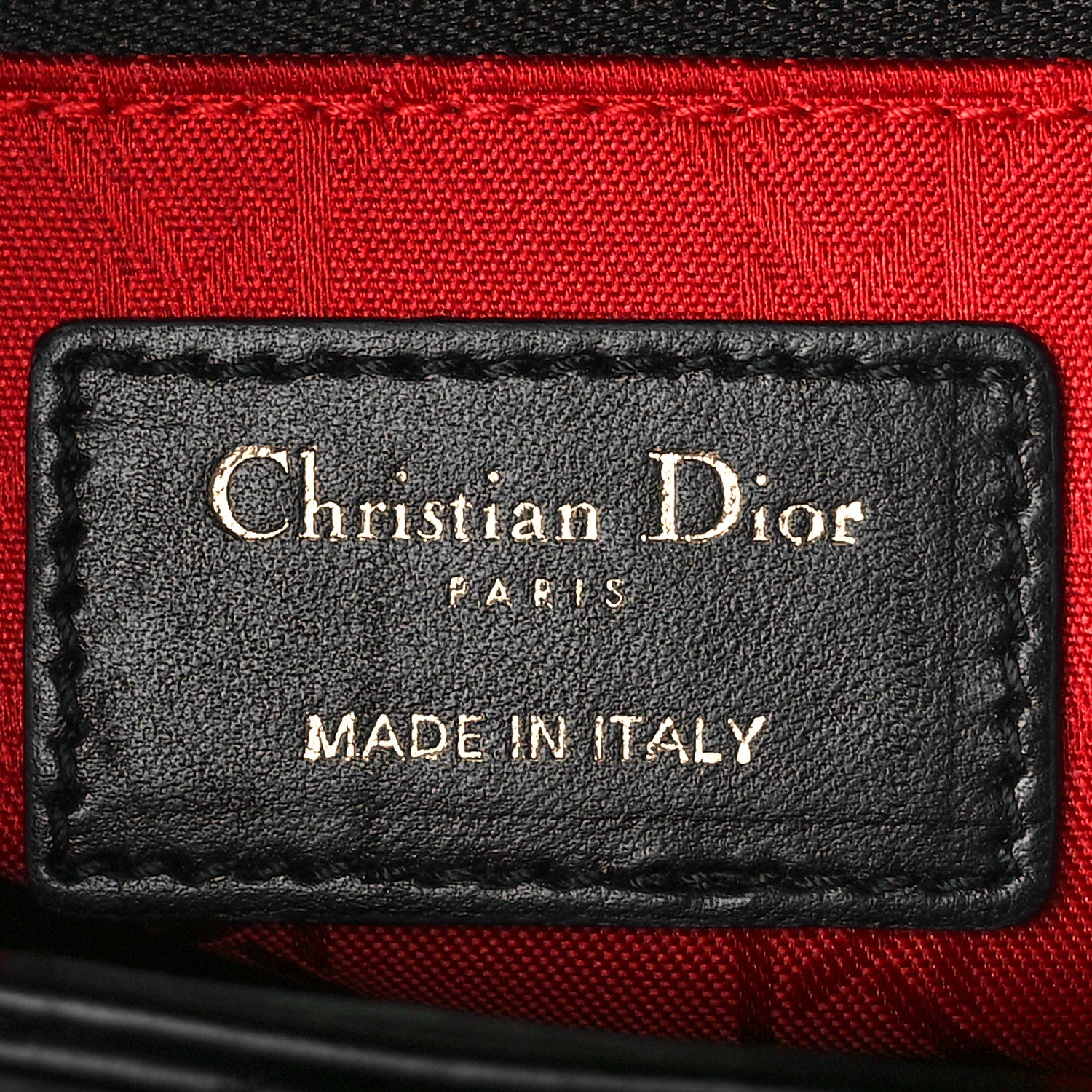Christian Dior Lambskin Cannage Small My ABCDior Lady Dior Black 6 of 10