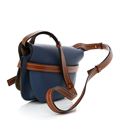 Loewe Grained Calfskin Small Gate Crossbody Bag Varsity Pecan 3 of 10