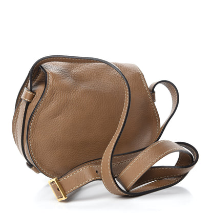 Chloe Calfskin Studded Mini Marcie Round Crossbody Bag Nut 3 of 9