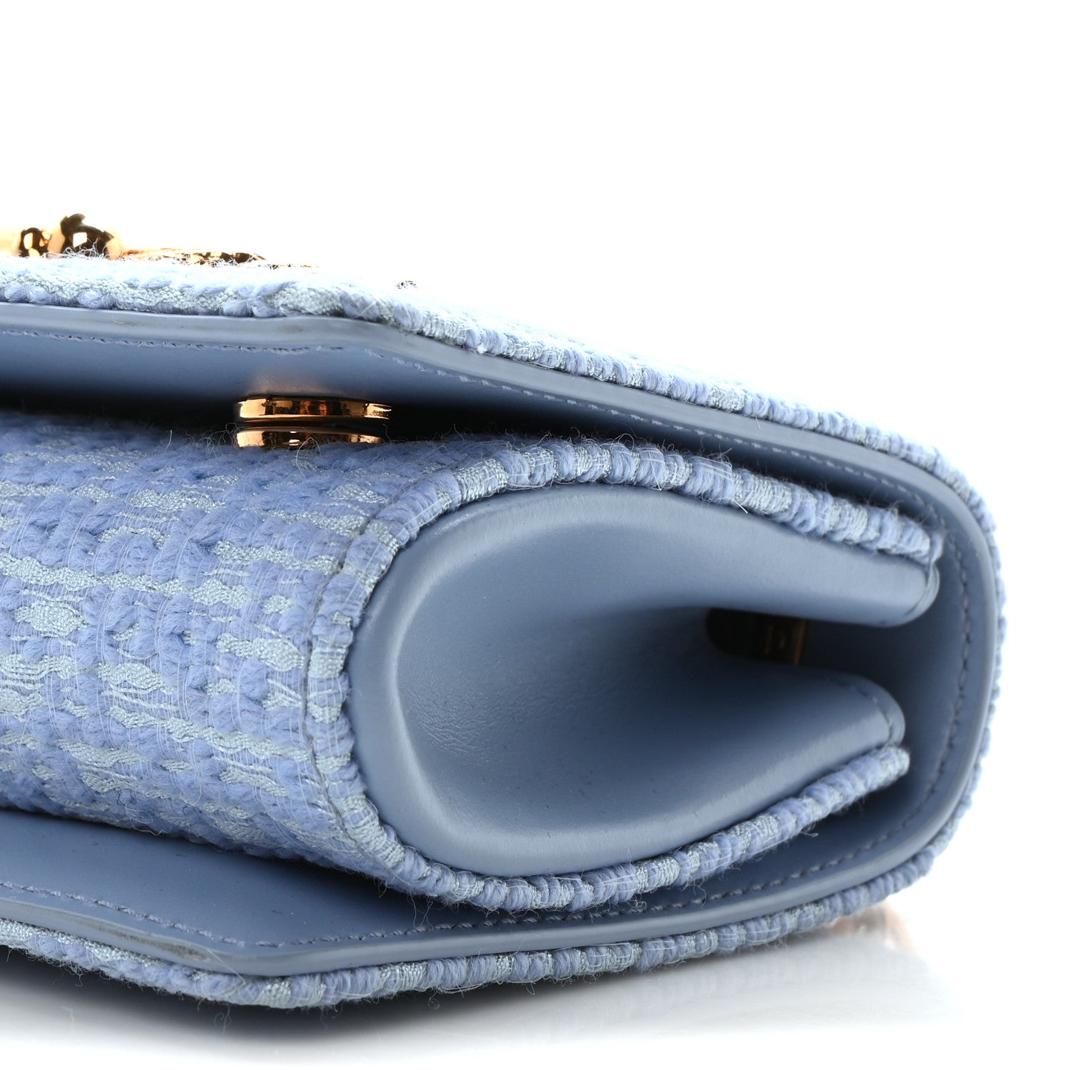 Dolce & Gabbana Calfskin Boucle DG Girls Phone Shoulder Bag Light Blue 9 of 9
