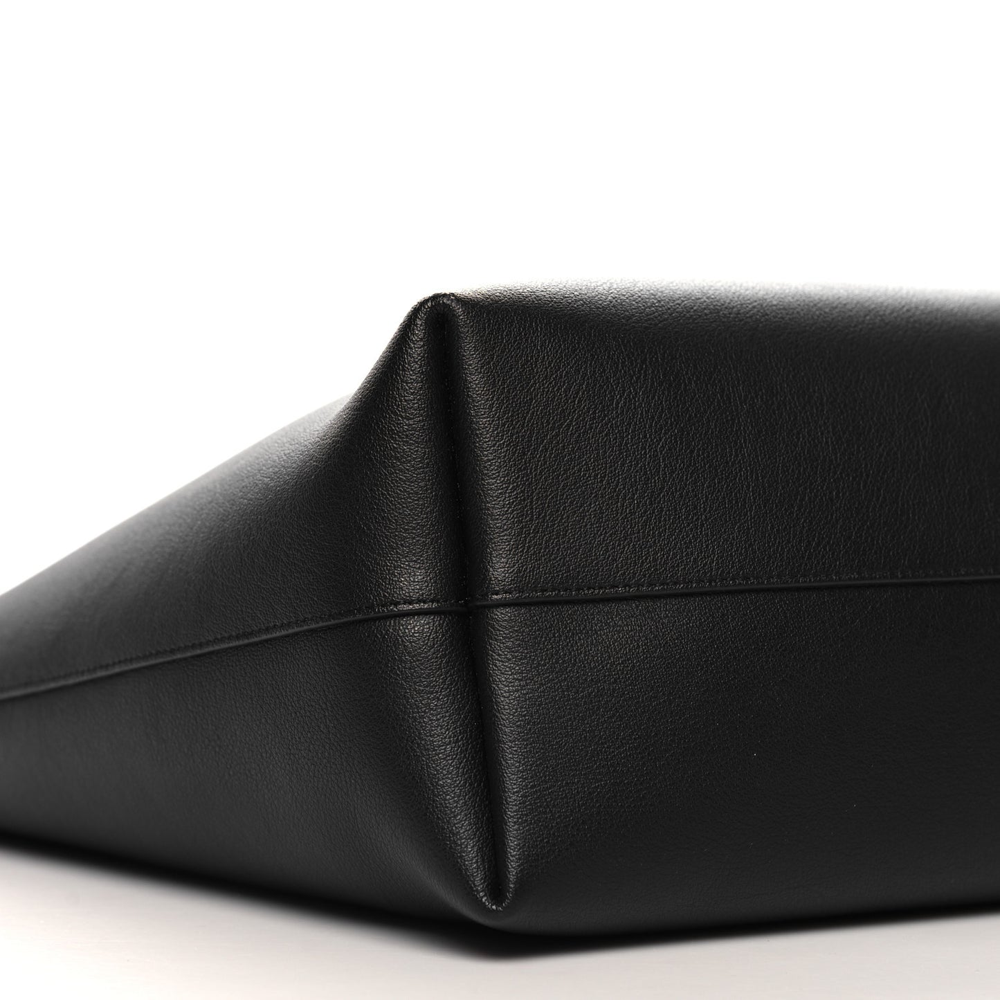 Calfskin Large Shopping Tote Black
