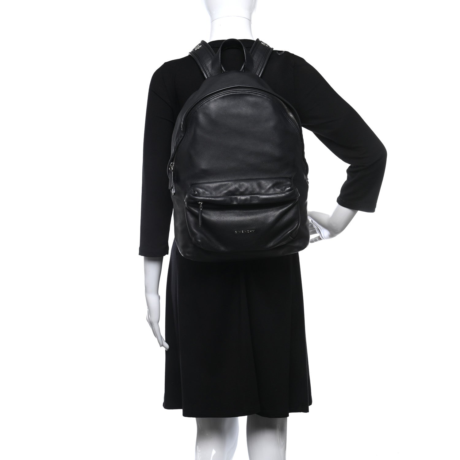 Givenchy Smooth Calfskin Small Backpack Black 2 of 10