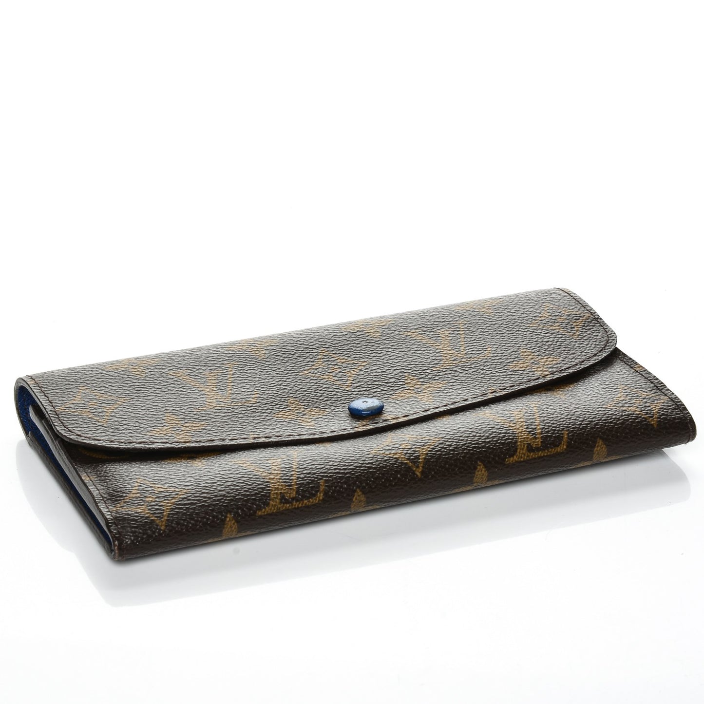 Monogram Emilie Wallet Blue