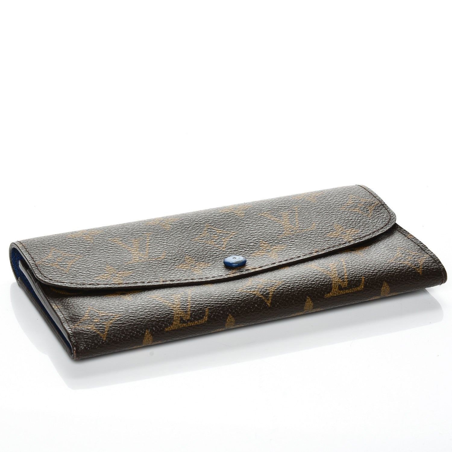 Louis Vuitton Monogram Emilie Wallet Blue 4 of 7