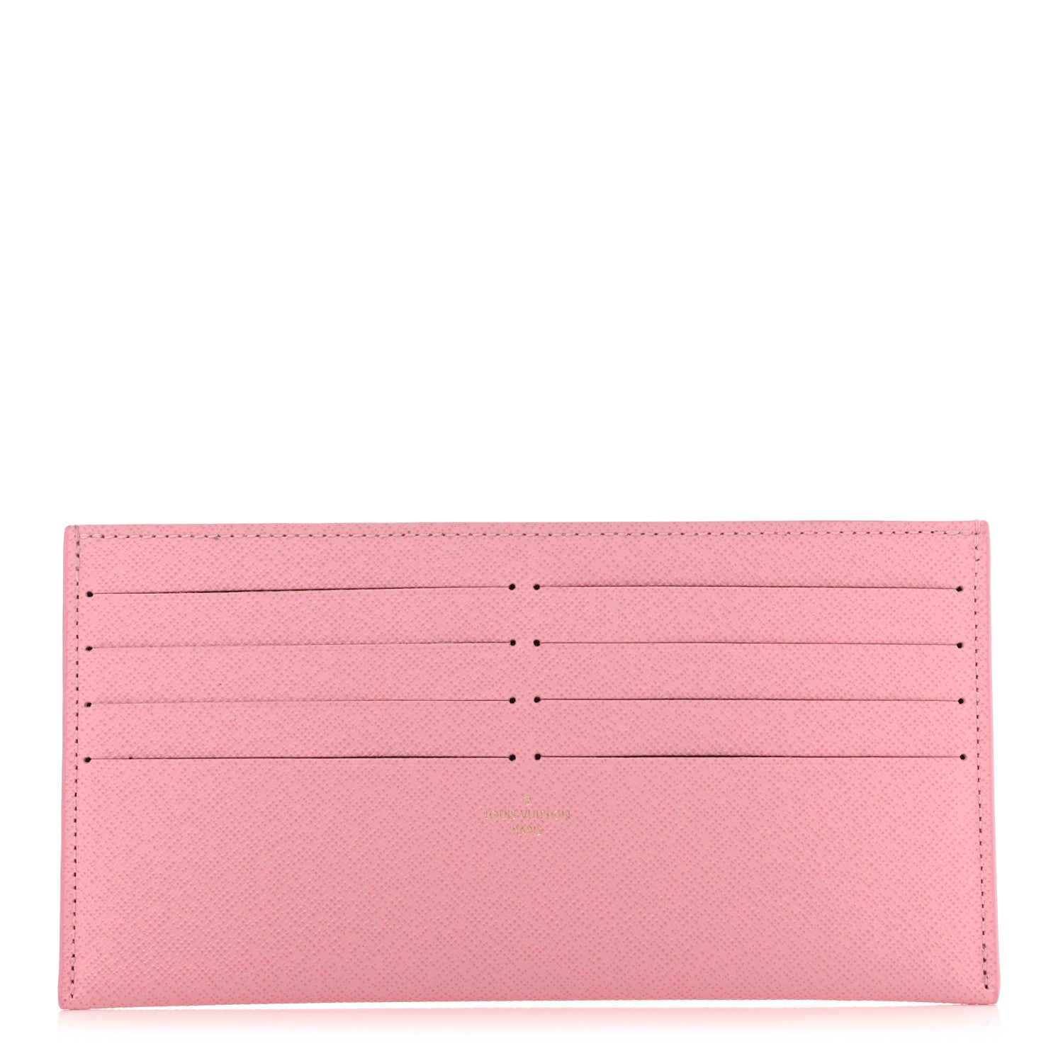 Louis Vuitton Calfskin Felicie Card Holder Insert Rose Ballerine 1 of 6