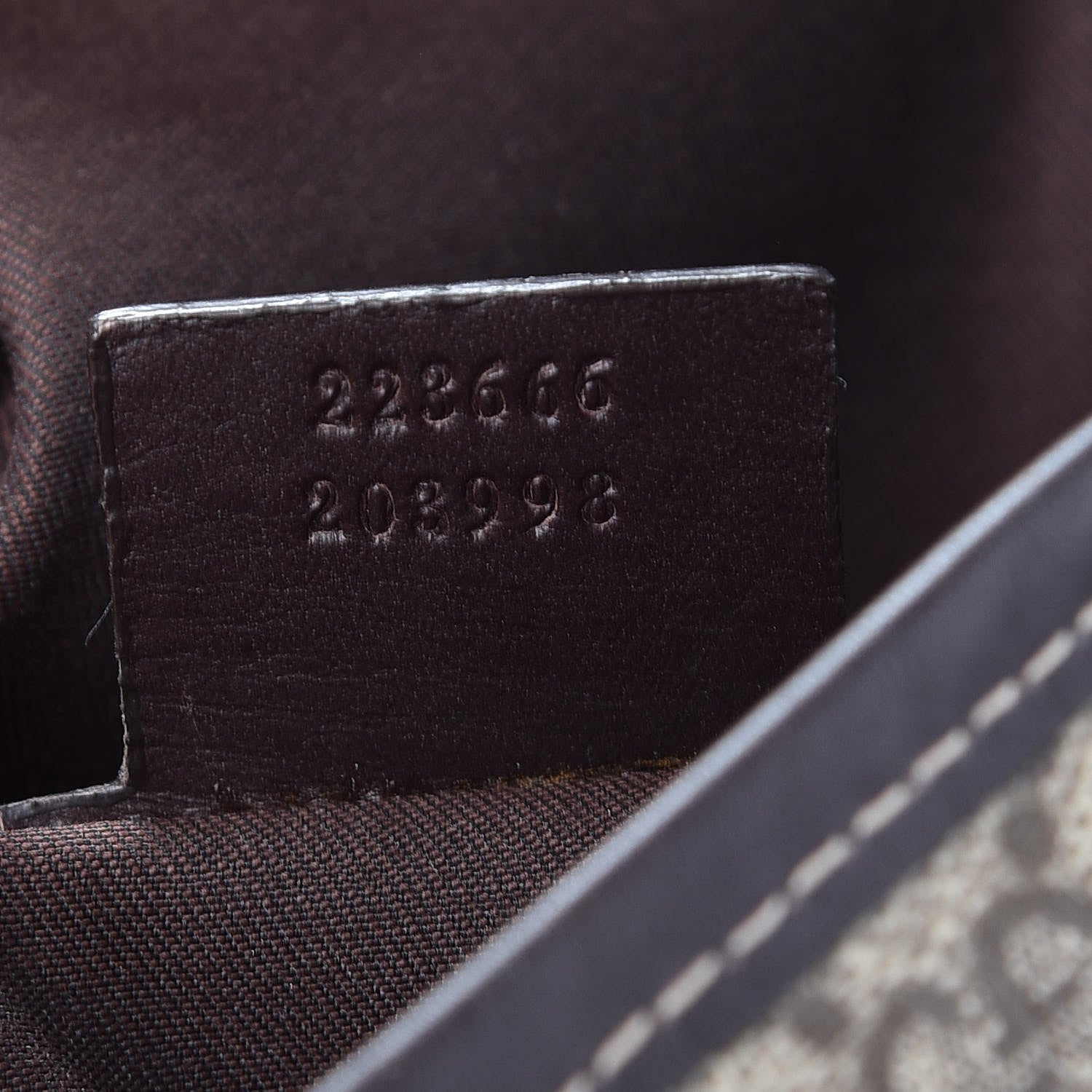 Gucci GG Plus Monogram Small Flap Messenger Bag Beige Dark Brown 7 of 7