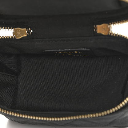 Chanel Caviar Quilted Mini Top Handle Vanity With Chain Black 4 of 9