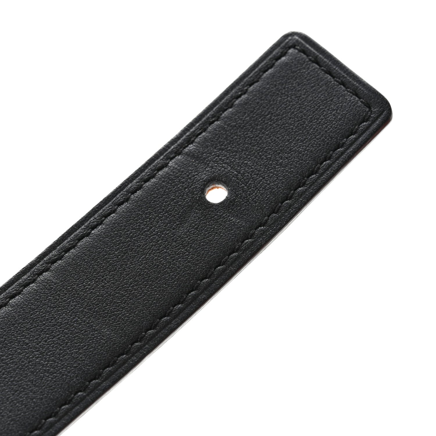 Hermes Swift Epsom 24mm H Torsade Belt 80 32 Black Gold 4 of 7