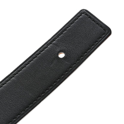 Hermes Swift Epsom 24mm H Torsade Belt 80 32 Black Gold 4 of 7