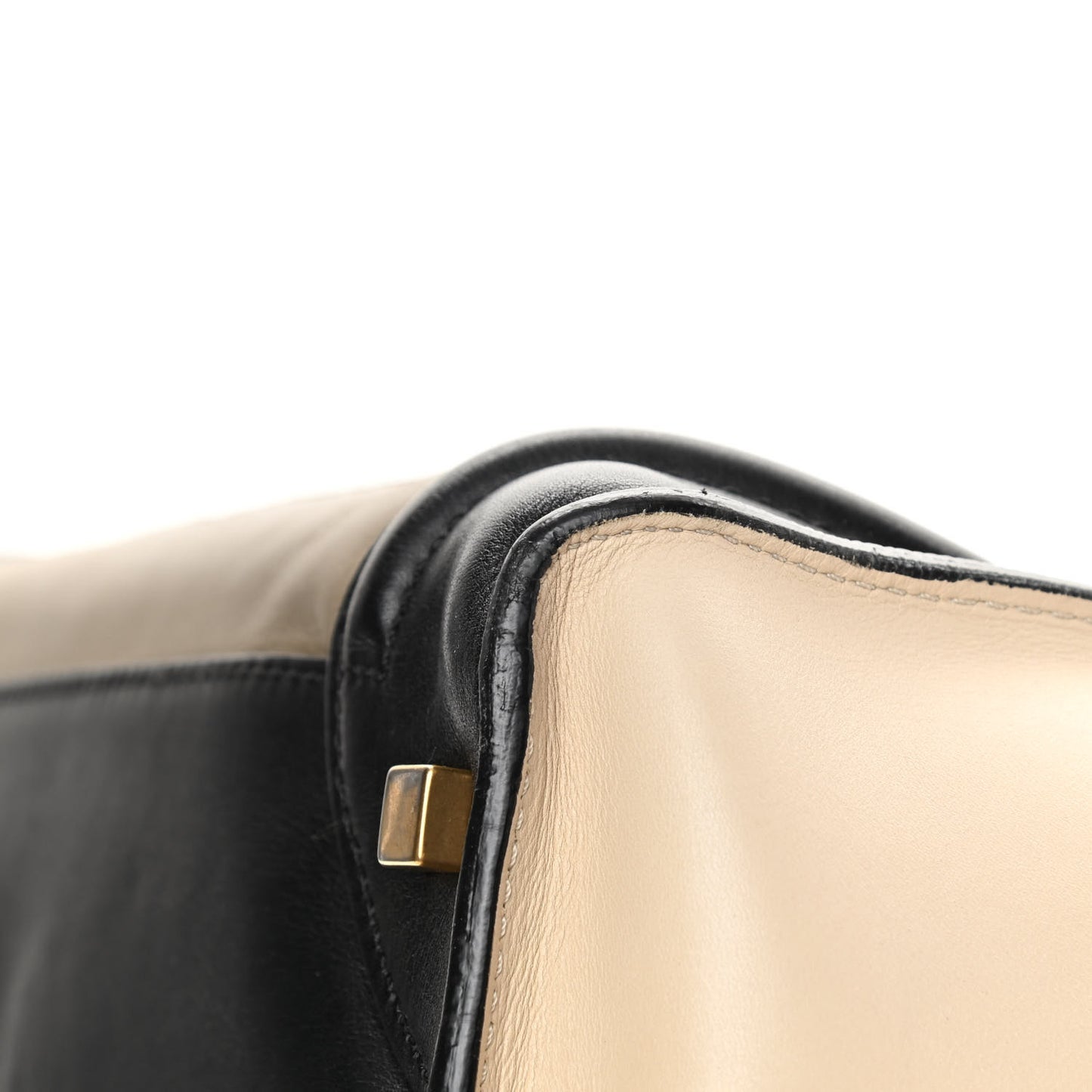 Smooth Calfskin Mini Tri-Color Luggage Grey