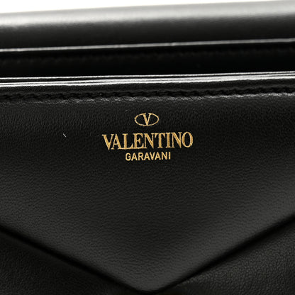 Valentino Garavani Nappa One Stud Chain Clutch Black 6 of 9
