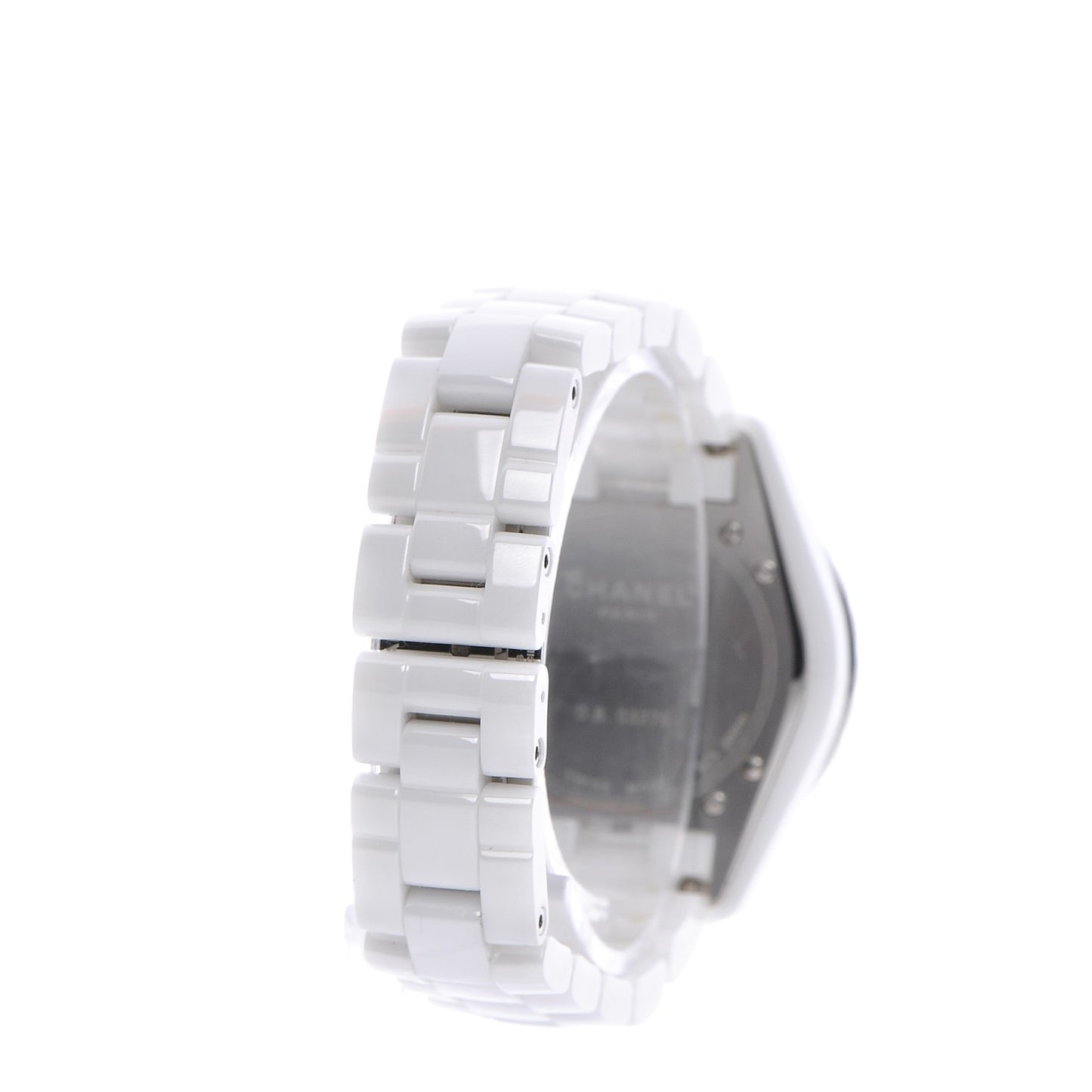Stainless Steel Ceramic 33mm J12 Quartz Watch White