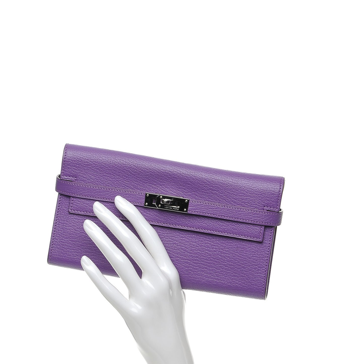 Chevre Mysore Kelly Longue Wallet Parme