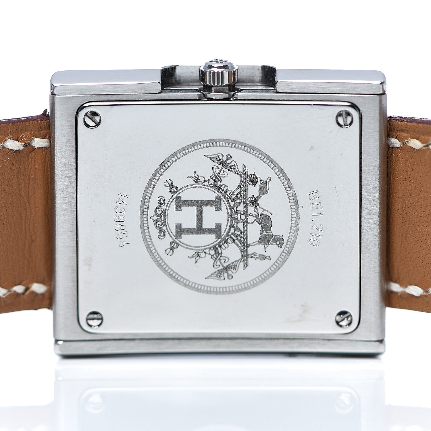 Hermes Stainless Steel Epsom 26mm Belt Quartz Watch Gold 4 of 6