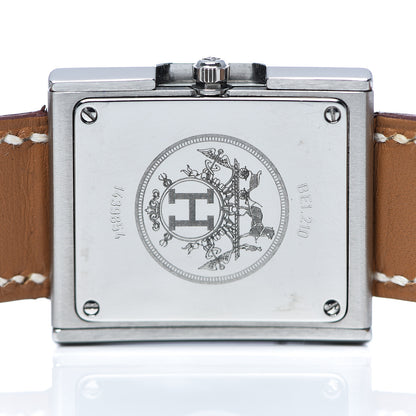 Hermes Stainless Steel Epsom 26mm Belt Quartz Watch Gold 4 of 6